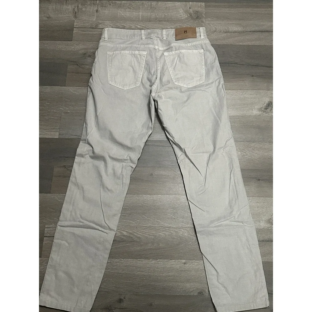 PT Torino Jazz Men's Denim RLZ Cotton Blend Beige Pants - Size 32x27